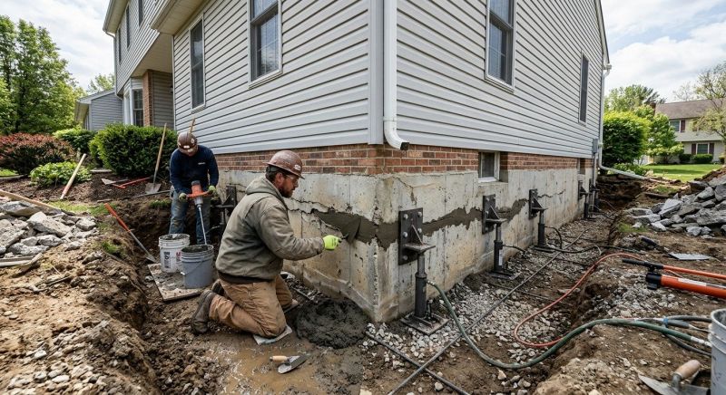 Basement Foundation Repair in Walpole, MA