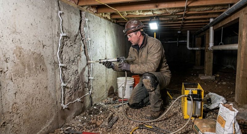 Building Foundation Repair in East Weymouth, MA