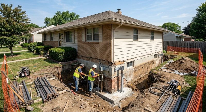 Building Foundation Repair in Holbrook, MA