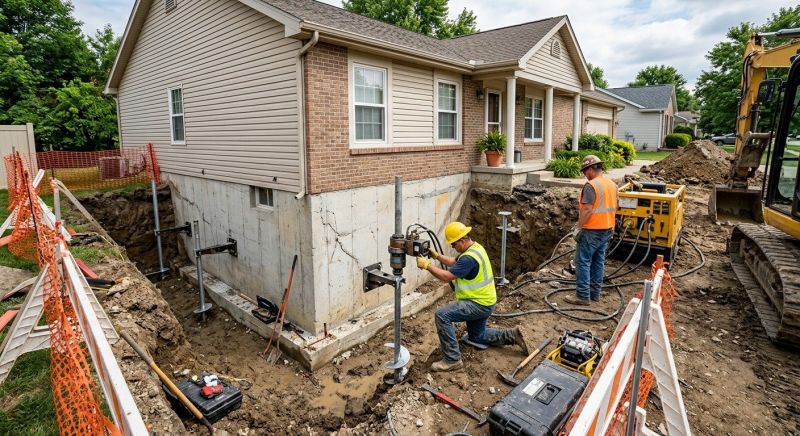 Building Foundation Repair in Rockland, MA