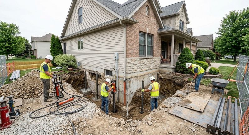 Building Foundation Repair in West Roxbury, MA