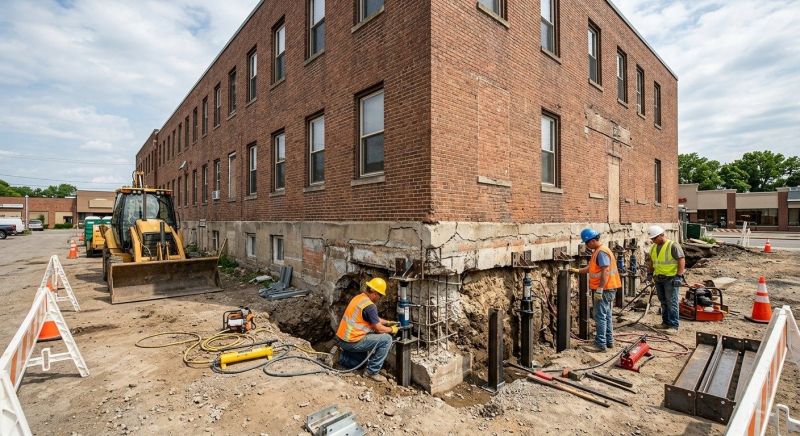 Commercial Foundation Repair in Hingham, MA