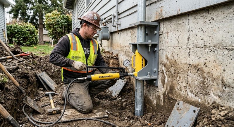 Concrete Foundation Leveling in Dedham, MA