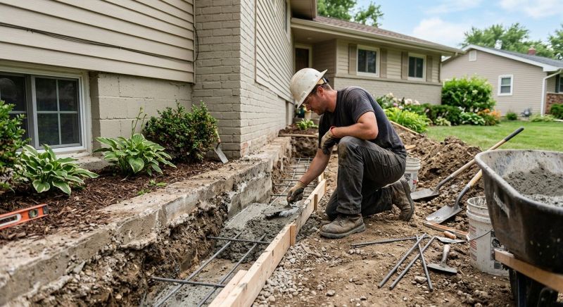 Concrete Foundation Repair in Middlesex County, MA