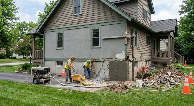Concrete Foundation Repair in North Easton, MA