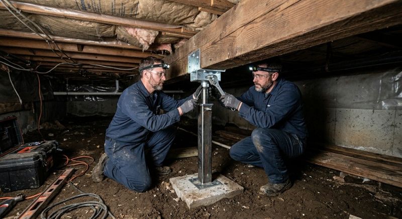 Crawlspace Foundation Repair in Chestnut Hill, MA
