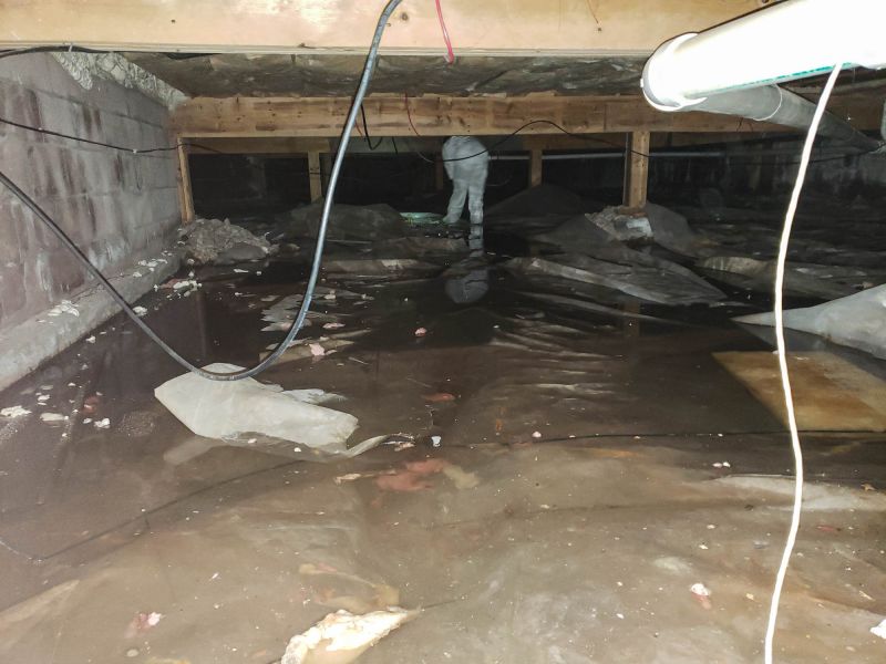 Crawlspace Foundation Repair in Hull, MA