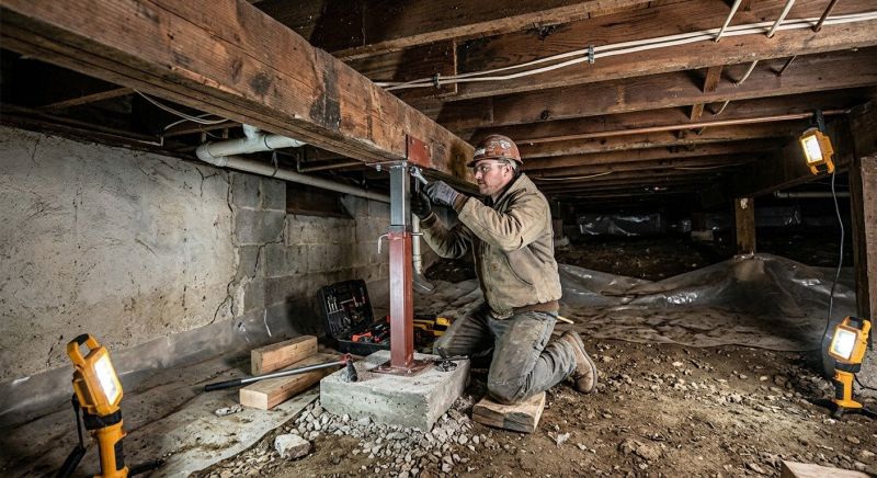 Crawlspace Foundation Repair in Jamaica Plain, MA