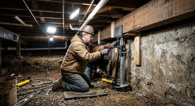 Crawlspace Foundation Repair in Randolph, MA