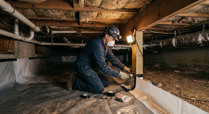 Crawlspace Repair in Hingham, MA