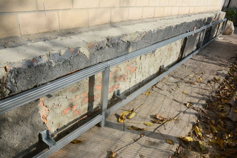 Exterior Foundation Repair in Hingham, MA