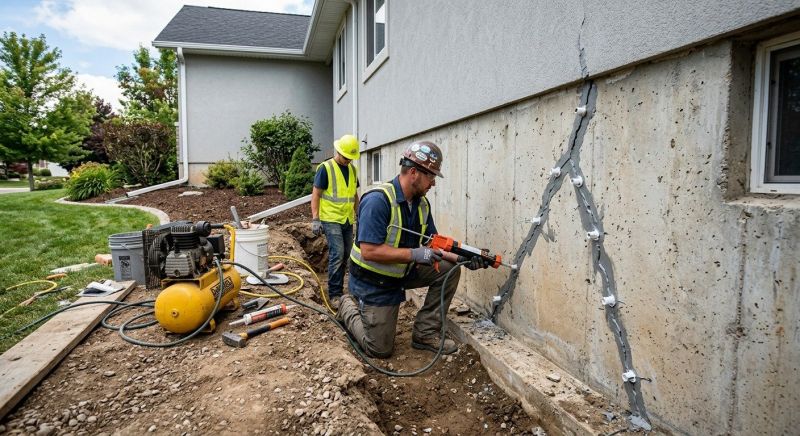 Foundation Crack Repair in Arlington, MA