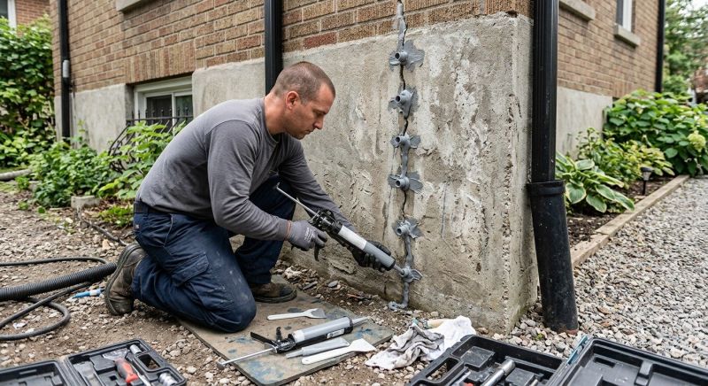 Foundation Crack Repair in Middlesex County, MA
