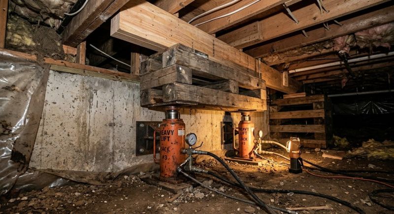Foundation Jacking in Boston, MA
