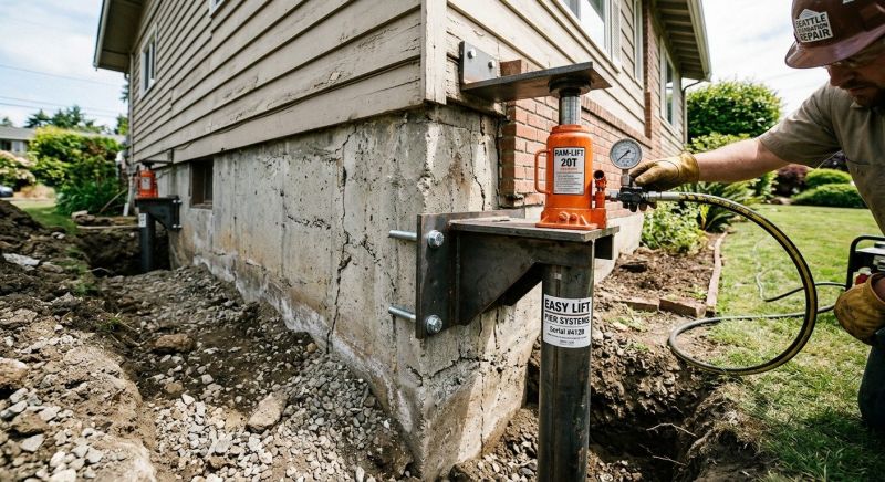 Foundation Jacking in East Weymouth, MA
