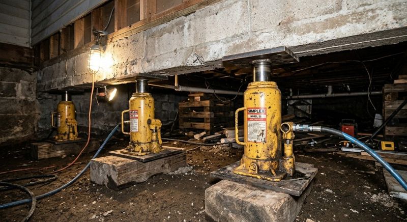 Foundation Jacking in Halifax, MA