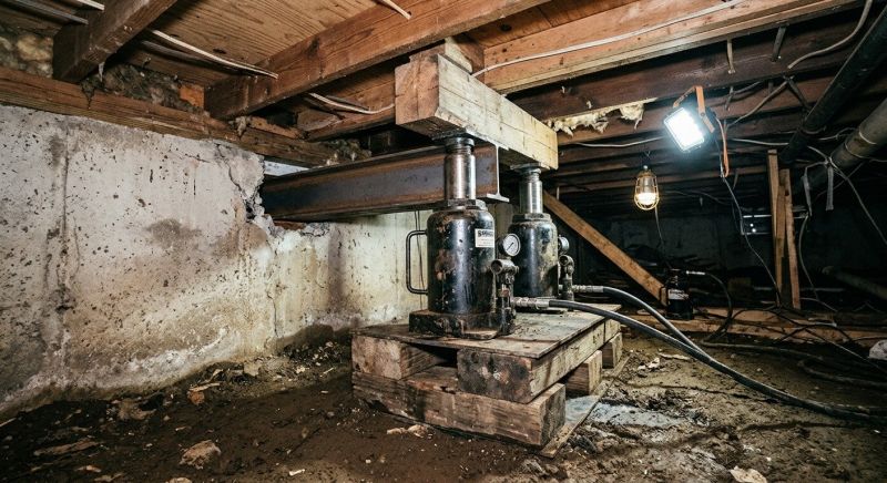 Foundation Jacking in Weymouth, MA