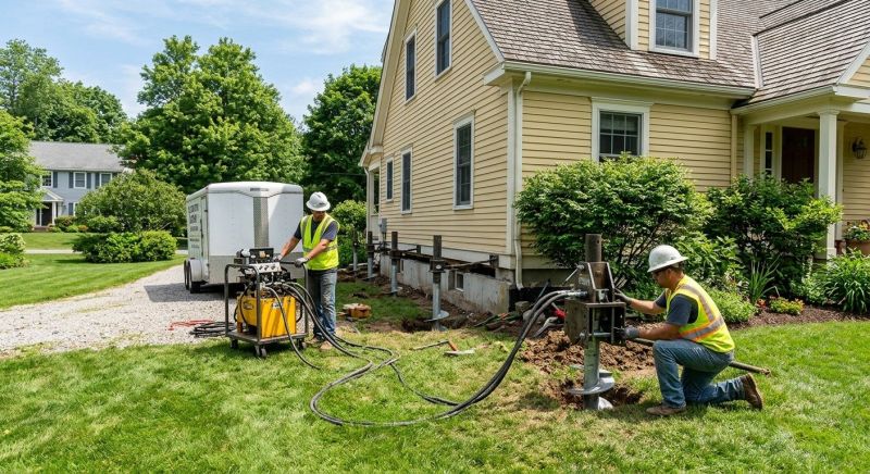 Foundation Lifting in Everett, MA