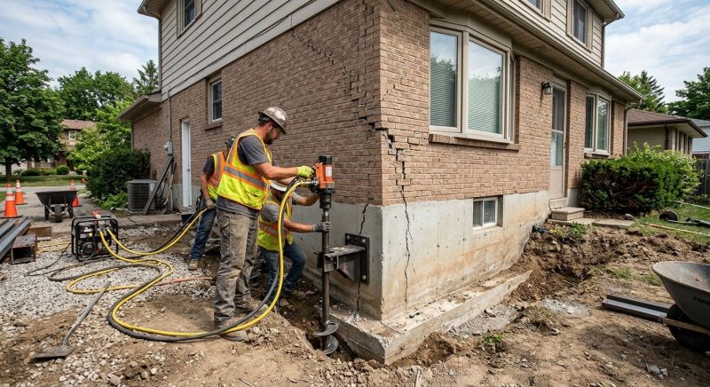 Foundation Raising in South Walpole, MA