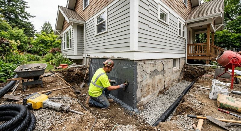 Foundation Restoration in Hingham, MA