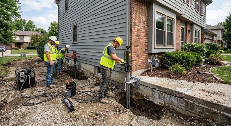Foundation Stabilizing in East Bridgewater, MA