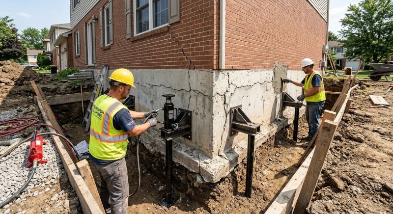 Foundation Structural Repair in Canton, MA