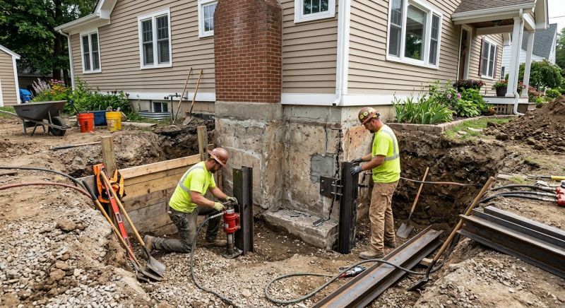 Foundation Structural Repair in Milton, MA
