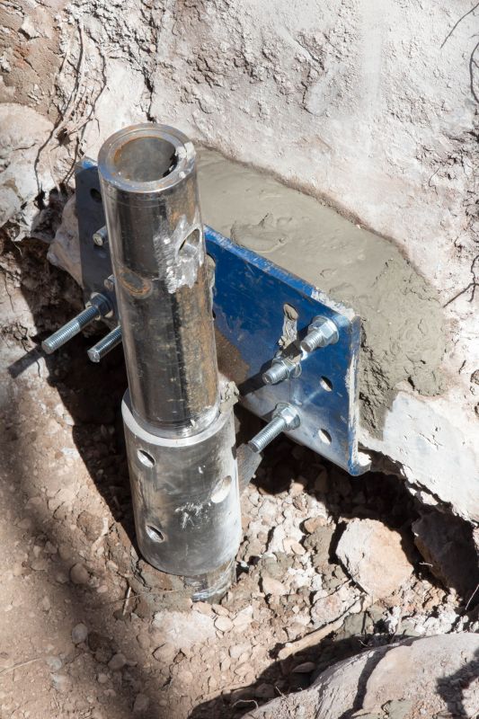 Helical Piers Installation in Hingham, MA