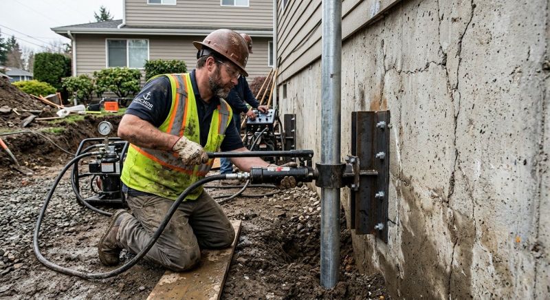 Home Foundation Leveling in Newton, MA