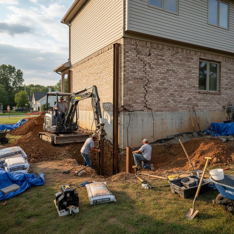 Home Foundation Repair in Medford, MA