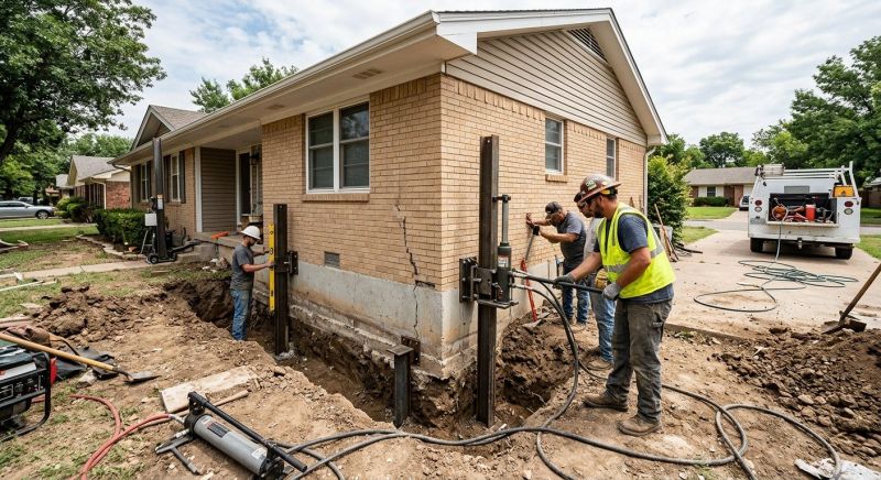 Settling Foundation Service in Dedham, MA