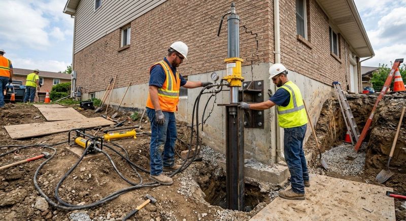 Settling Foundation Service in Woburn, MA