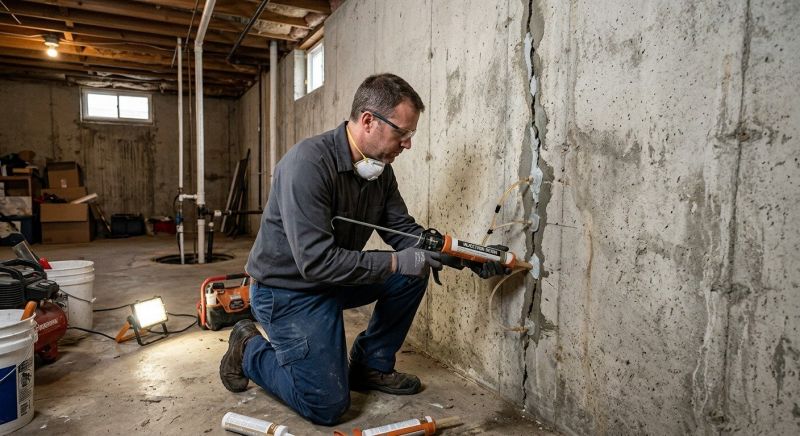 Structural Crack Repair in Hingham, MA