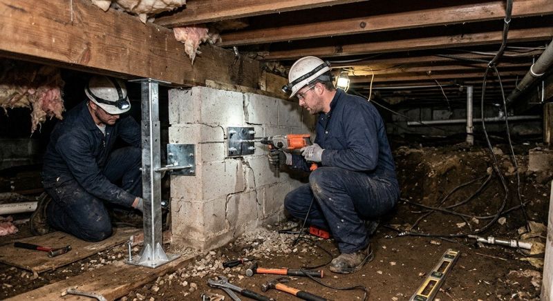 Structural Foundation Repair in West Bridgewater, MA