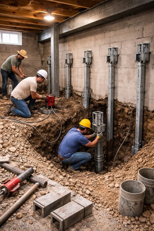 Structural Underpinning in Hingham, MA