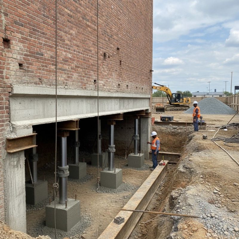 Structural Underpinning in Hingham, MA